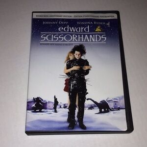 Edward Scissorhands DVD widescreen anniversary edition of 90s cult classic